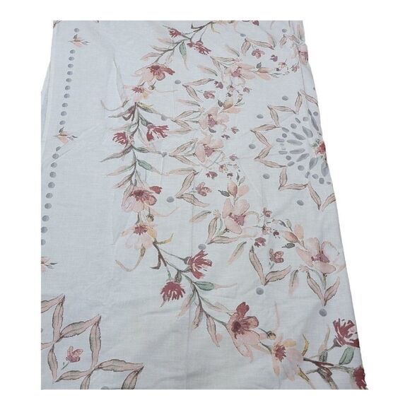 Linden Street Veranda Cloth Floral Shower Curtain, Vapor Gray Color 68"x73" READ - Picture 2 of 8